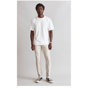 Madewell Mens Garment-Dyed‎ Athletic Slim Jeans Feather Grey Size 40x30